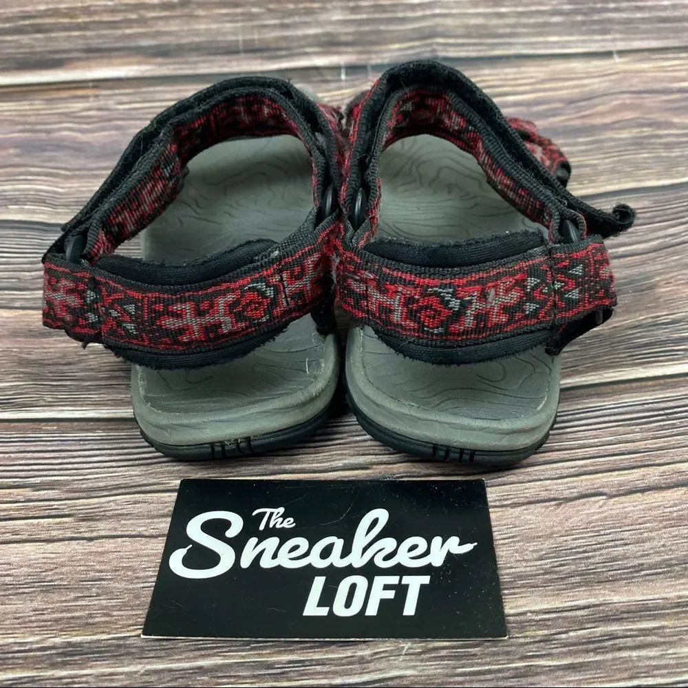 Teva Hurricane 4‎ Red Black Gray Youth Sandals